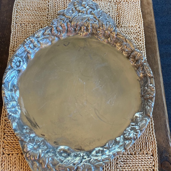 Pewter platter round - Picture 2 of 8